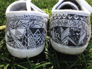 Zentangle shoes