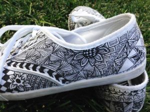 Zentangle shoes