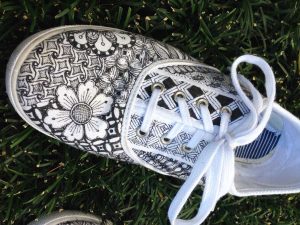 Zentangle shoes