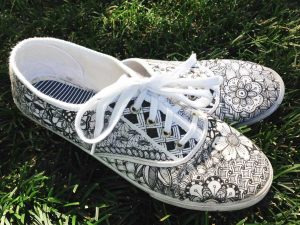 Zentangle shoes