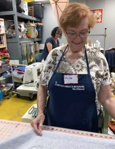 Melba at the Sewing Lab