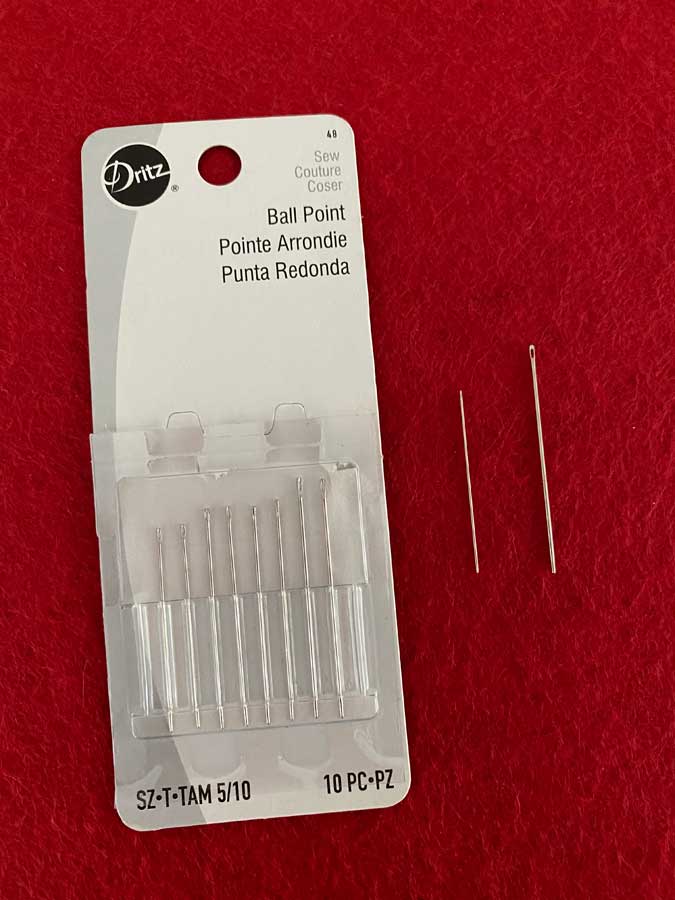 Ball Point Hand Sewing Needles