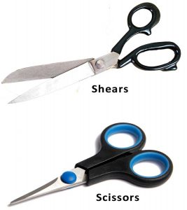 Scissors and shears
