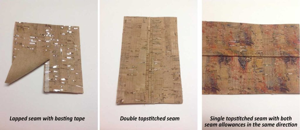 Cork seam examples