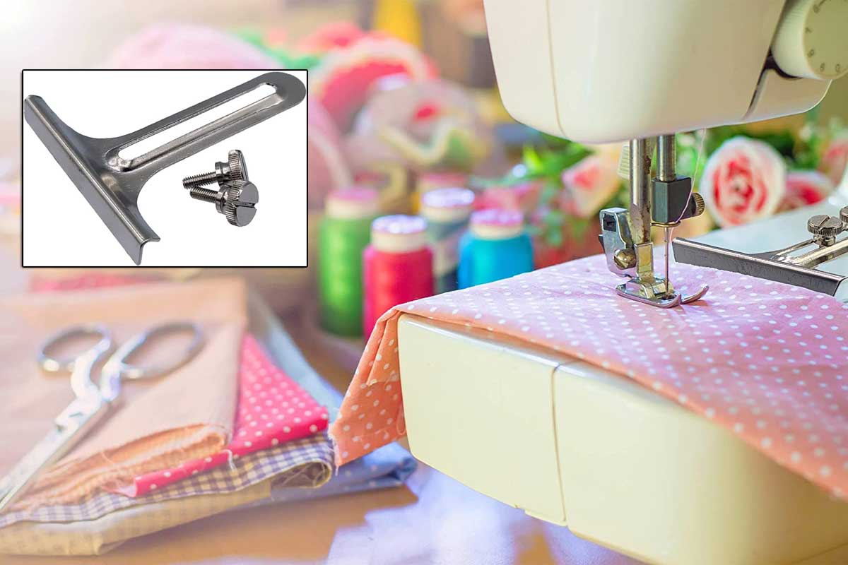 Sewing Machine With Adjustable Seam Straight Stitch Tool Sewing Seam Guide  Presser Foot Thickness Adjustable Locator
