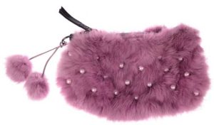 Pompoms on a purse