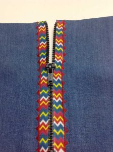 Colorful zipper