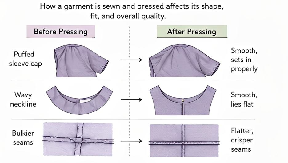 Construction and pressing affect the final product