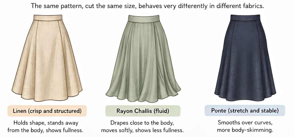 Fabric can redesign a pattern