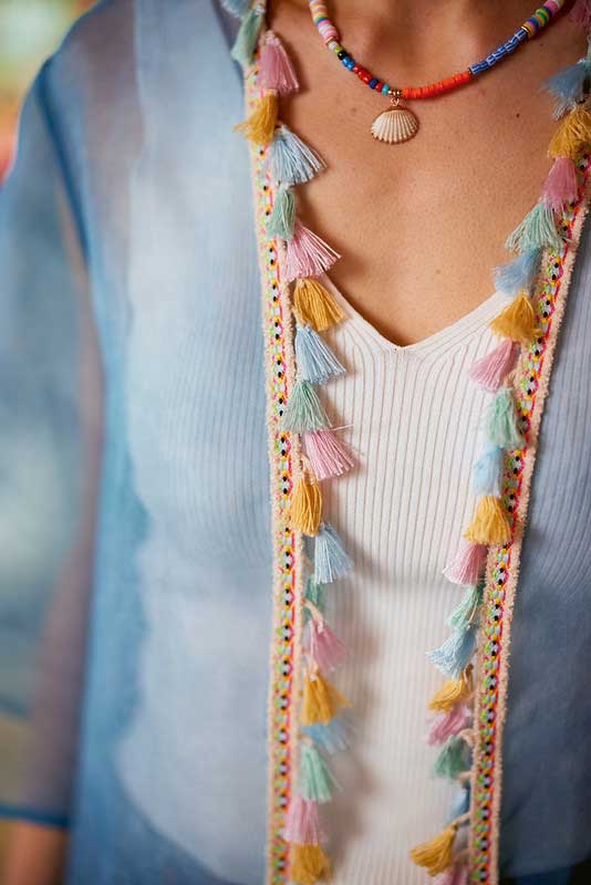 Tassels on a jacket